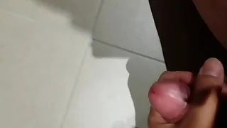 ejaculating on the floor